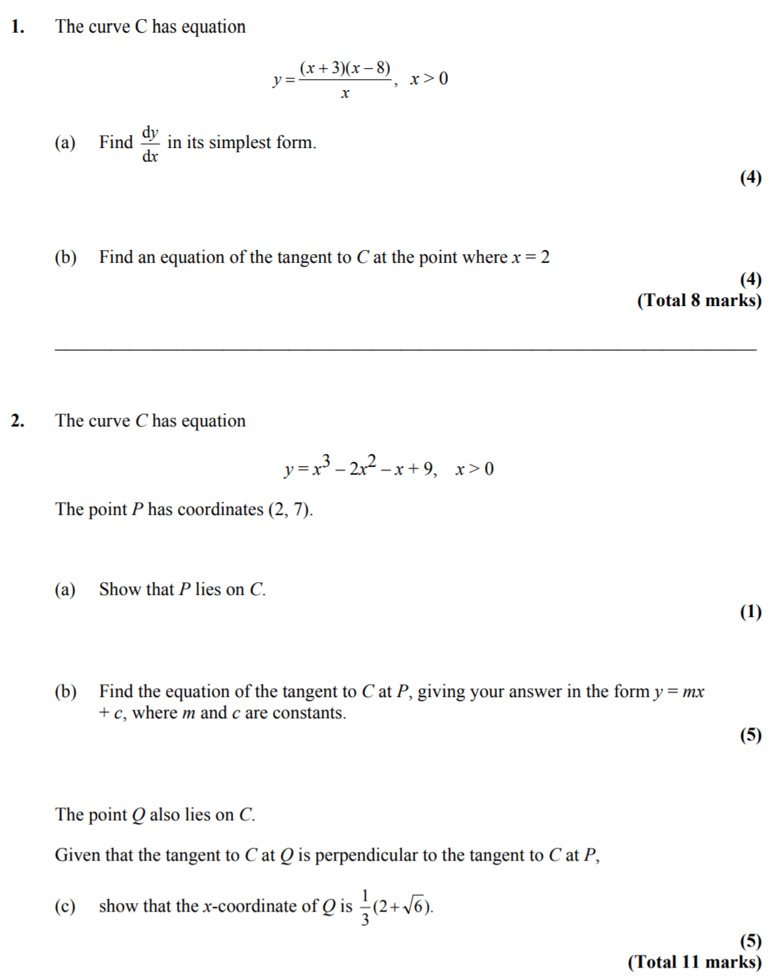 Differentiation Kappa Maths Resources for A Levels & GCSE Maths